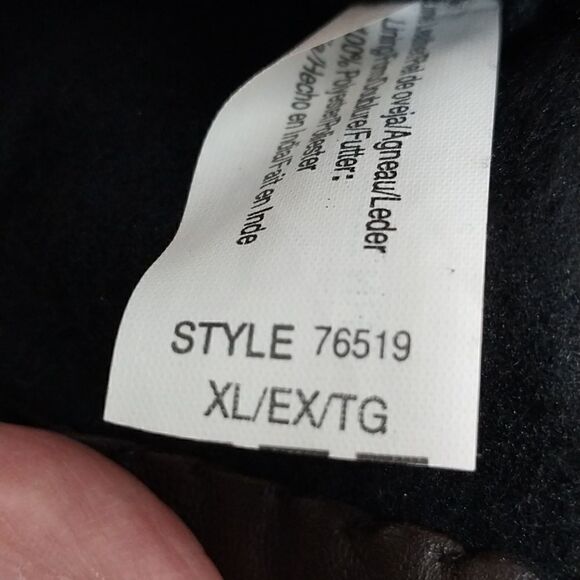 Vegan Leather and Suade Gloves...Size XL - Picture 6 of 6